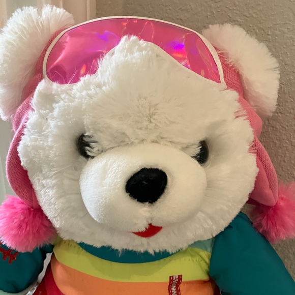 Snowflake Teddy Plush 2023 / 18” Girl Holiday Ski - Picture 4 of 7